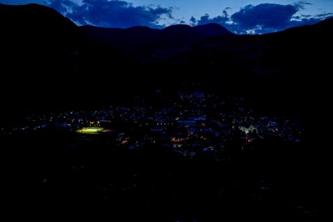 A village at night