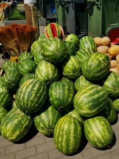 Melonen auf dem Markt