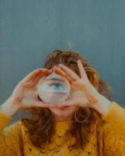 Große Augen machen