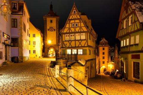 Rothenburg bei Nacht