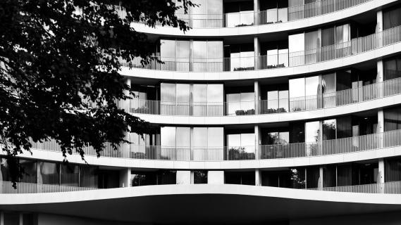 Glas und Beton