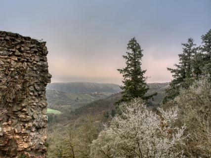 Blick von der Burgruine
