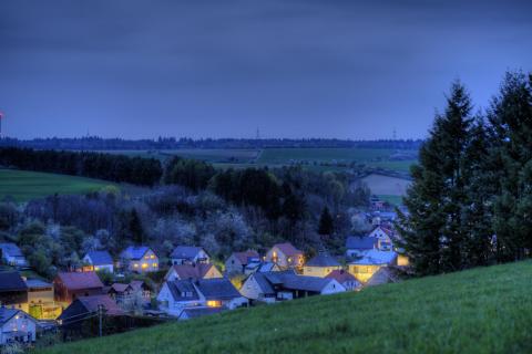  Blaue Stunde Altheim / Bauland
