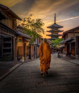 Kyoto sunset