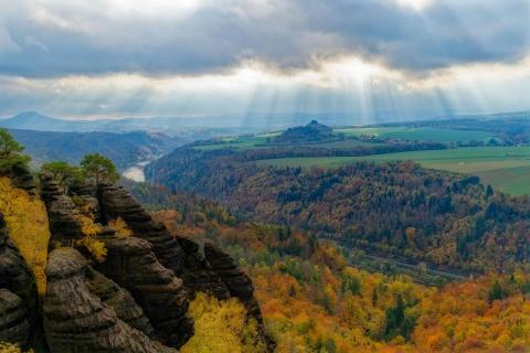 Herbststimmung im Elbsandsteingebirge