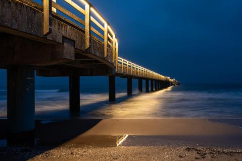 Seebrücke von Binz auf Rügen
