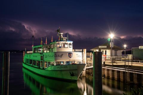 Bodensee bei Gewitter