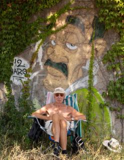 Mann am Iburger Ufer