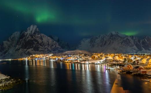 Polarlichter über Reine