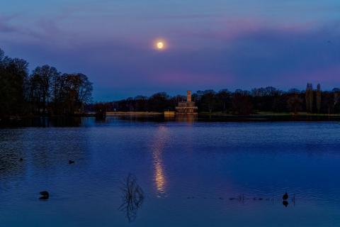 Vollmond über der Havel