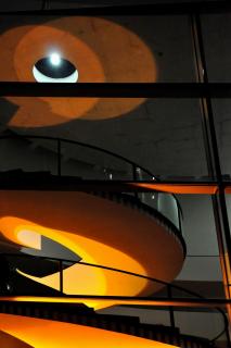 Spiraltreppe bei nacht