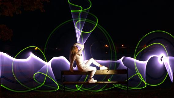  Lightpainting Erstversuch