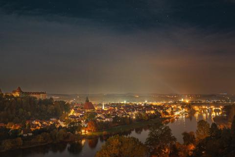 Nacht über Pirna