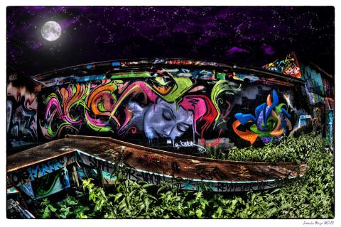 Good Night Graffiti 2013 HDR