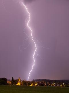Gewitter bei Nacht