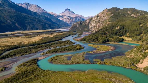 Gletscherflüsse Patagonien Chile