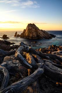 Sugar Loaf Rock zum Sonnenuntergang