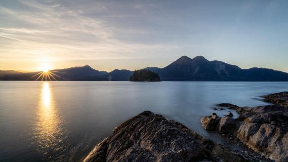 Sunset at Walchensee