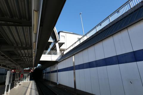 Bahnsteig Blick