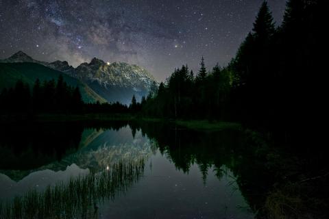 Krün Stausee 