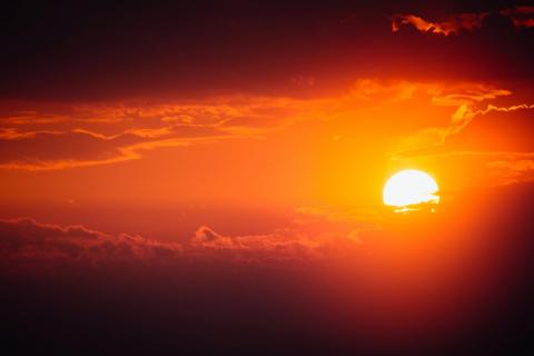 Im Sonnenuntergang