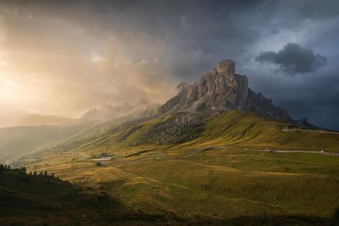Wetterumschwung am Passo Giau