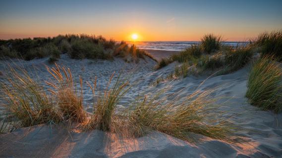 Sonnenuntergang am Strand