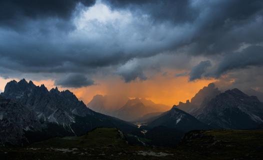 Moody mountains
