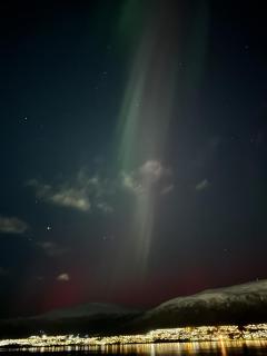 Polarlicht sieht aus wie Engel