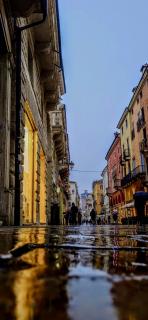 Vicenza - Shoppen bei Regen
