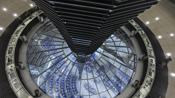 Berlin, Kuppel des Reichstagsgebäudes