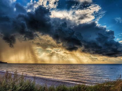 Gewitterwolke über der Ostsee 