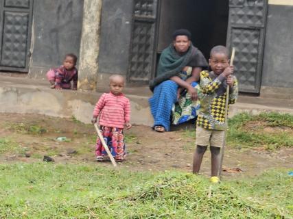 Bauernfamilie in Uganda