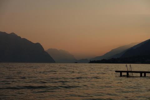 2018 Brenzone Lago di Garda um 6 Uhr