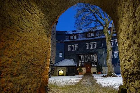 2017 Oberes Schloss Siegen, der Hof