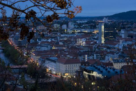 Graz by night