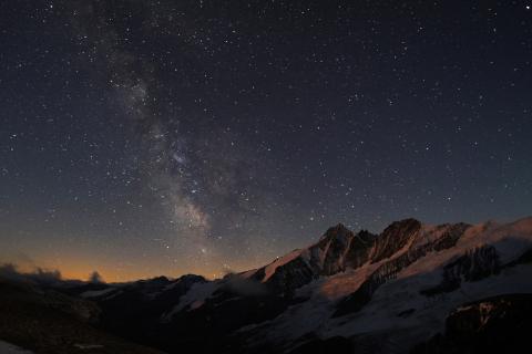 Die Milchstraße und der Großglockner