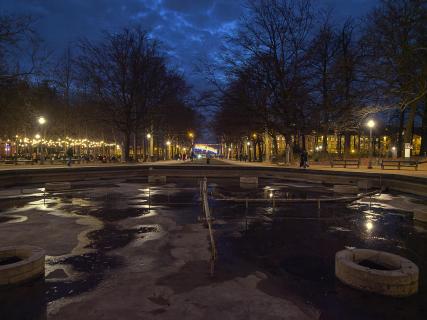 Der Park von Brüssel