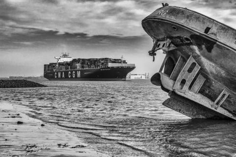 Wrack vor Blankenese DSC8287