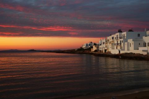 Sonnenuntergang auf Paros