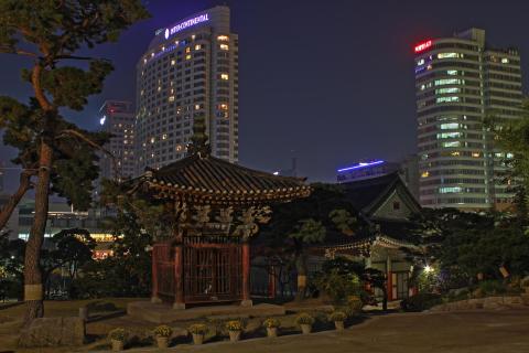 Bongeunsa Tempel in Seoul