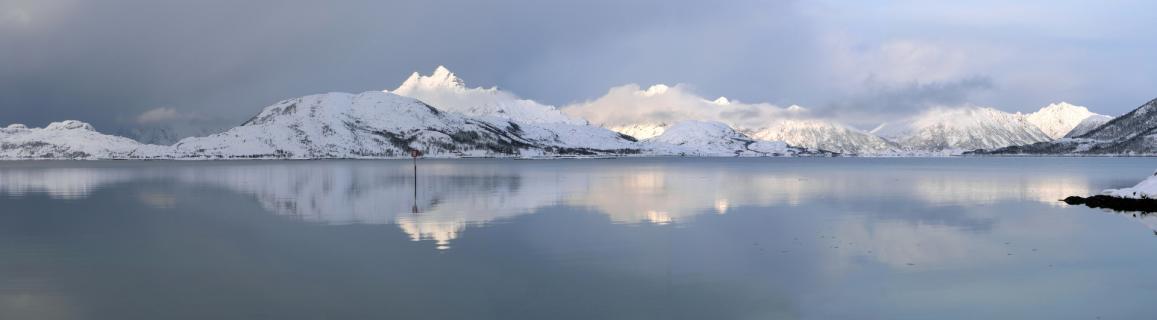 Winterlanschaft auf den Vesterålen