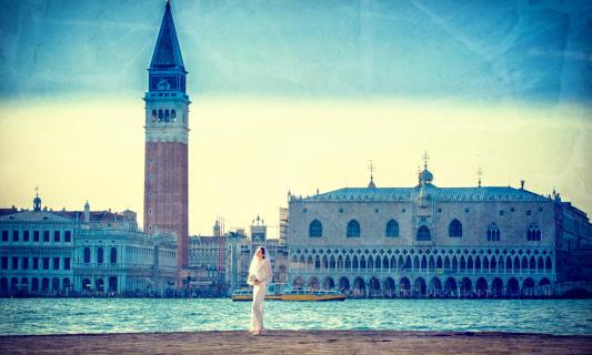 Bride in Venice