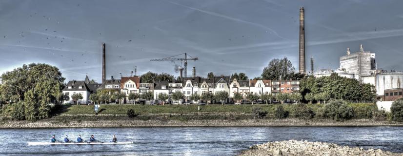 Rheinblick nach Homberg