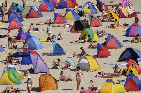 Strandleben in Sellin