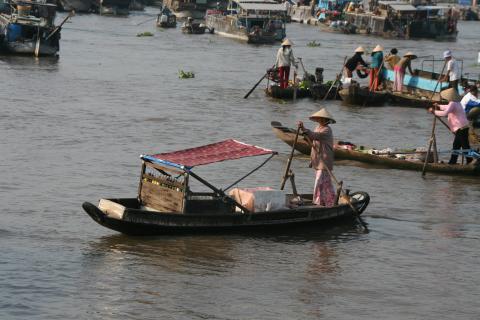 Mekong Marktfrau