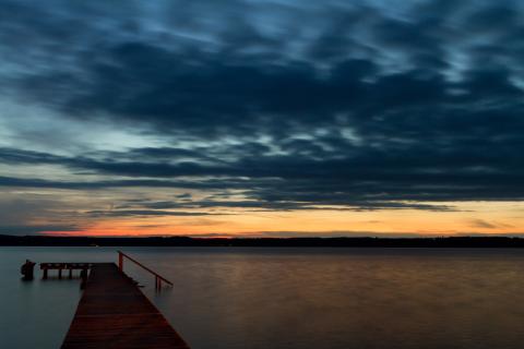 Meditative Sunset At Lake 2