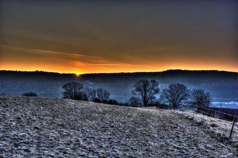 Sonnenaufgang am Hohenkarpfen