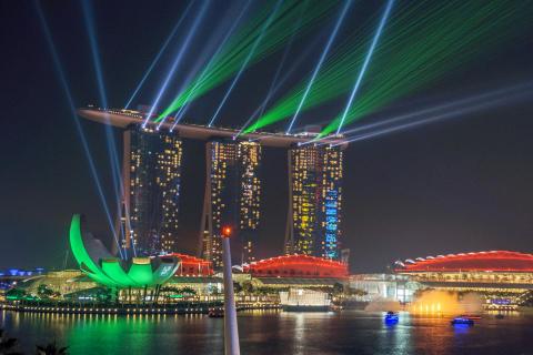 Marina Bay Sands Lasershow