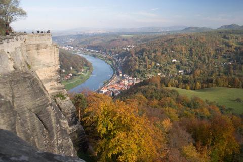 Blick von der Festung Königstein